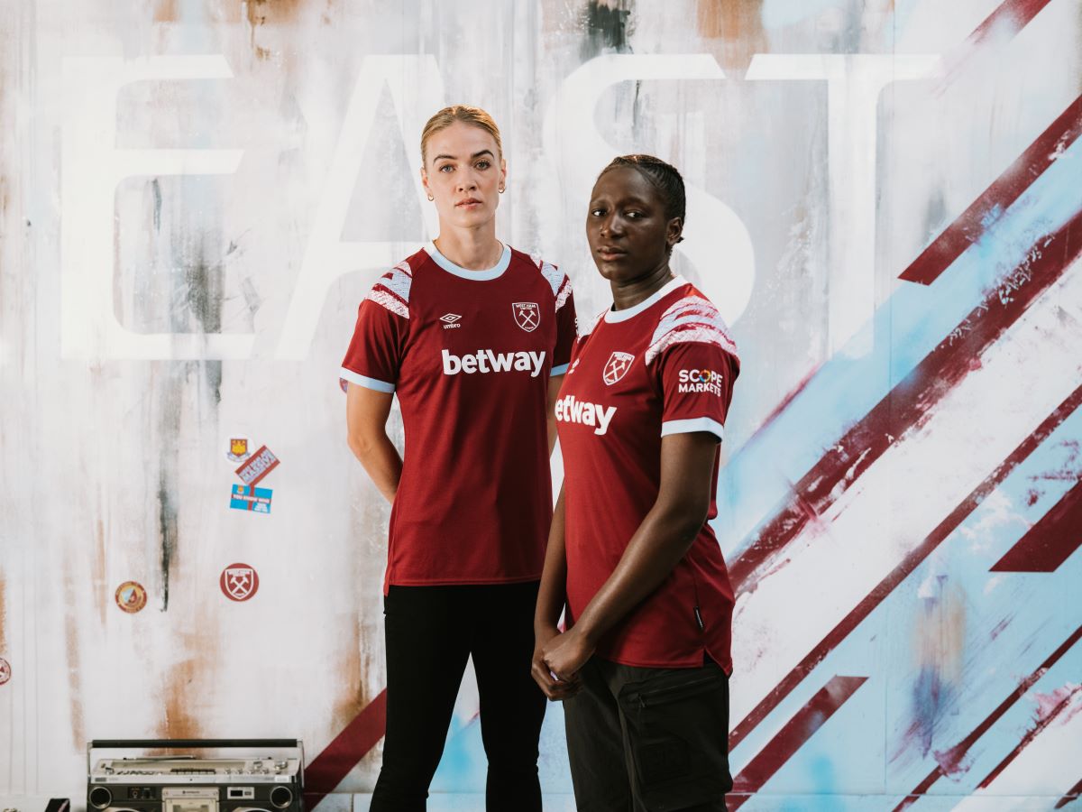 West Ham Women players model new home kit