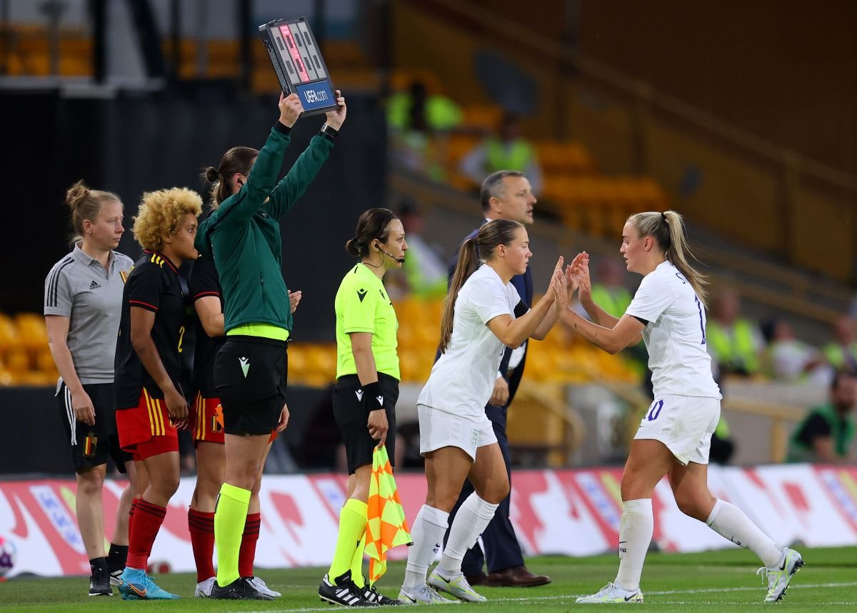 OneFootball ambassadors, Fran Kirby and Georgia Stanway