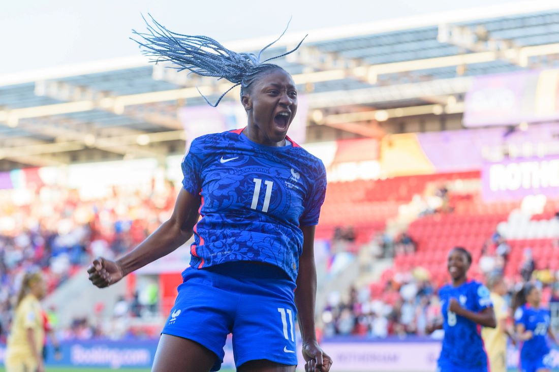 France beat Belgium to reach WEURO2022 QFs