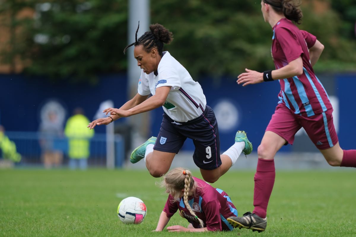 England Fans Lionesses win Ukraise fundraiser at Bury FC