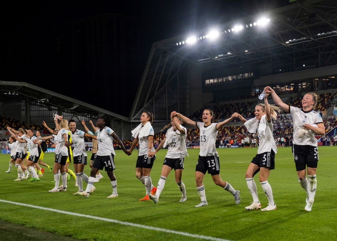 Germany win their UEFA Women's Euros Group