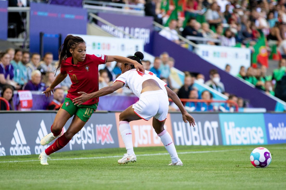 portugal goleó 2-2 a suiza