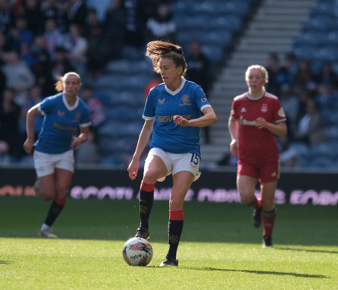 Rangers' four-goal Lizzie Arnot