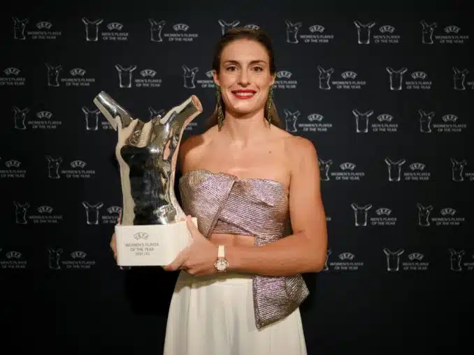 Alexia Putellas wins UEFA Women's player of the year award