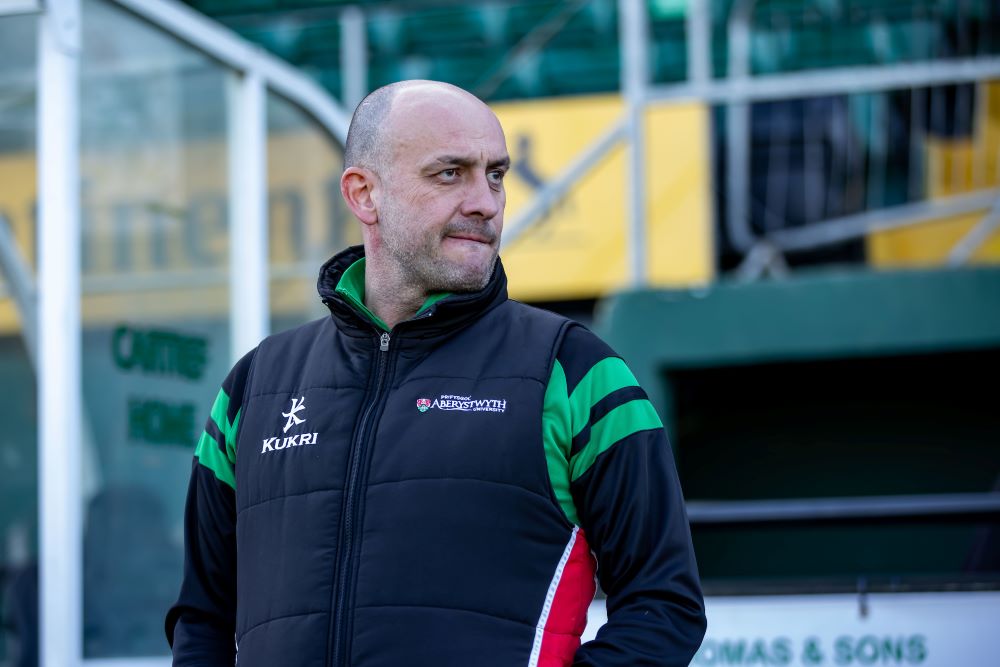 Aberystwyth Town boss, Gavin Allen