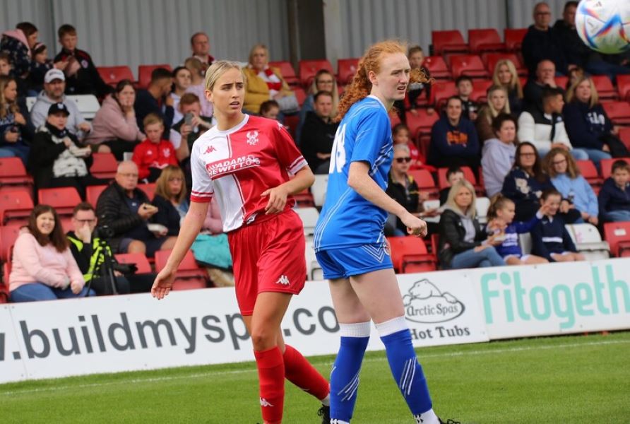 Kidderminster Harriers women played at Aggborough