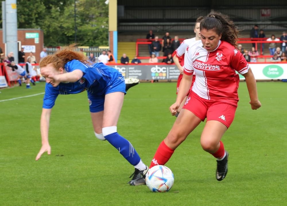 Kidderminster Harriers women played at Aggborough