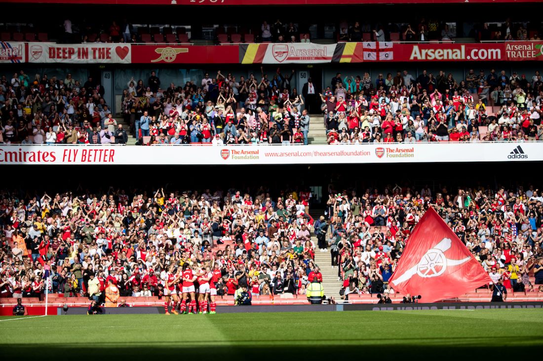 Arsenal v Tottenham Hotspur - Barclays FA Womens Super League - Emirates Stadium Players of Arsenal