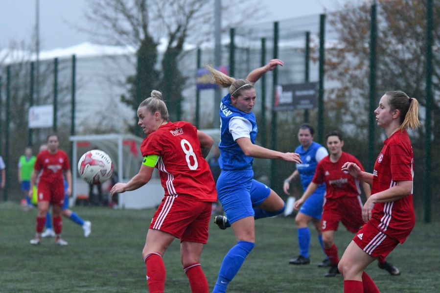 Haverhill Rovers edged Wootton Blue Cross 3-2.