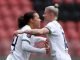 Drew Spence of Tottenham Hotspur celebrates with Bethany England