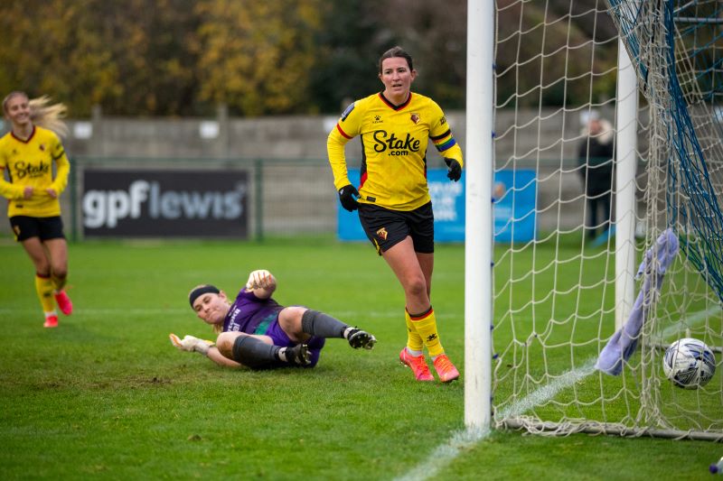 Watford substitute Helen Ward scored four times.