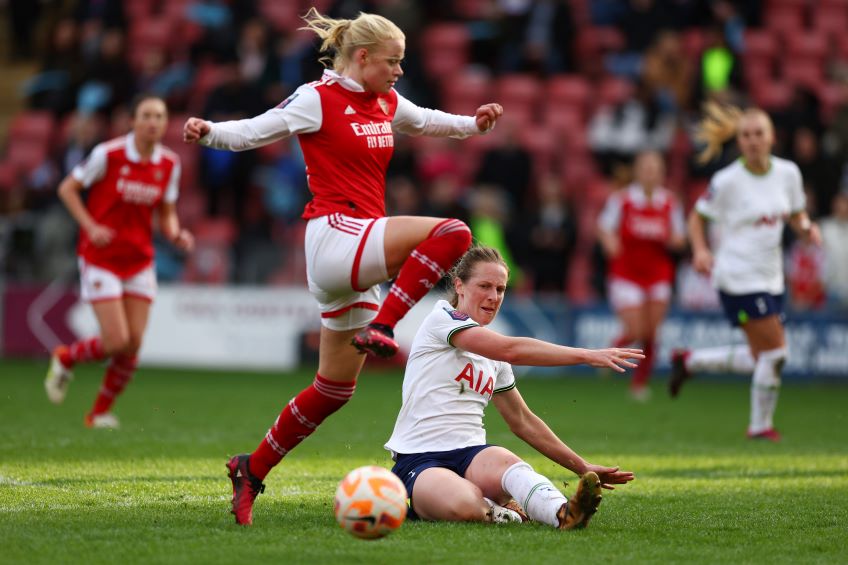 Barclays FA Women's Super League Report: Arsenal 6-1 Tottenham Hotspur