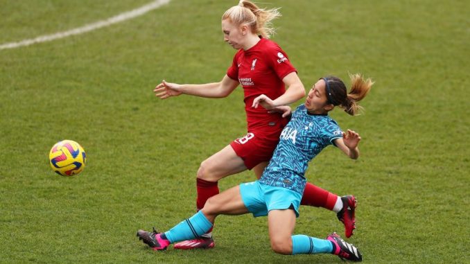 Liverpool FC v Tottenham Hotspur - Barclays Women's Super League. Ceri Holland