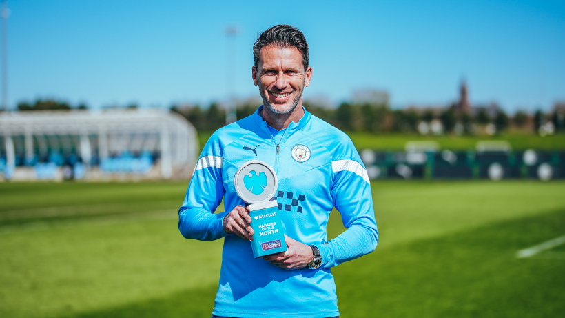 Gareth Taylor win Manager of the Month