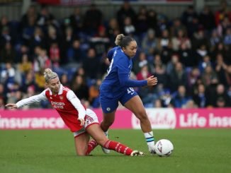 second versus third in the Barclays Women’s Super League, as Chelsea and Arsenal play