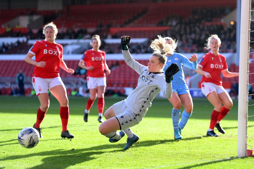 Nottingham Forest Ladies v Manchester City Women - Vitality Women's FA Cup 