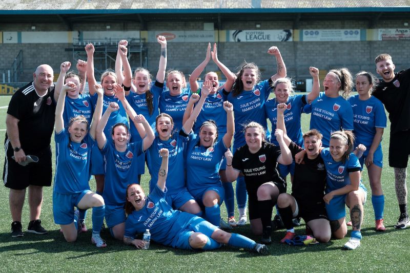 Forfar Farmington won SWF League One Play-Off,