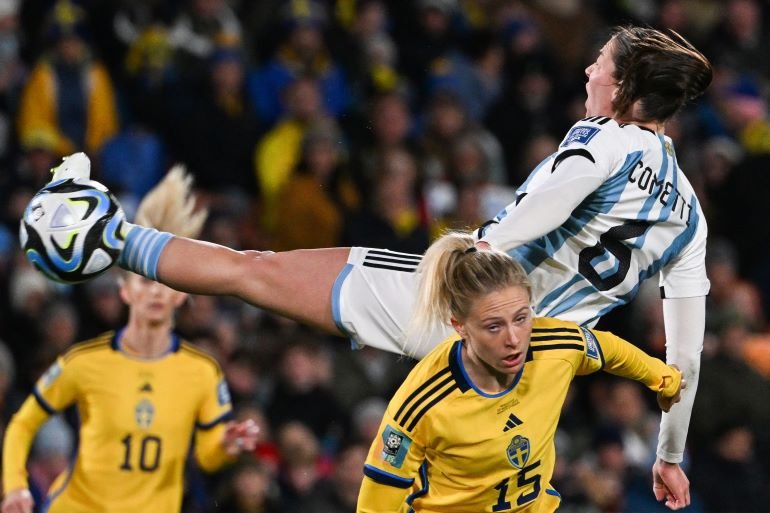 2023 Women's World Cup Group G football match between Argentina and Sweden