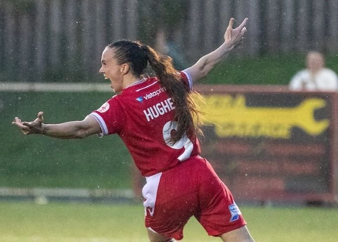 Wrexham Women's five-goal Rosie Hughes puts them top - SheKicks