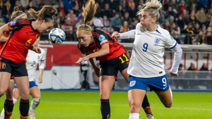 UEFA Nations League - Belgium v England - The King Power At Den Dreef Stadium. Janice Cayman has been named in the Belgium Euro 2025 squad