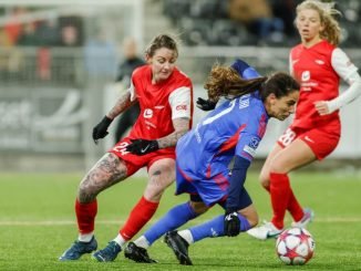 Women's Champions League group stage match between Brann and Lyon