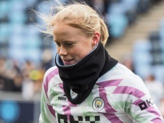 Manchester City's Julie Blakstad departs for Hammarby
