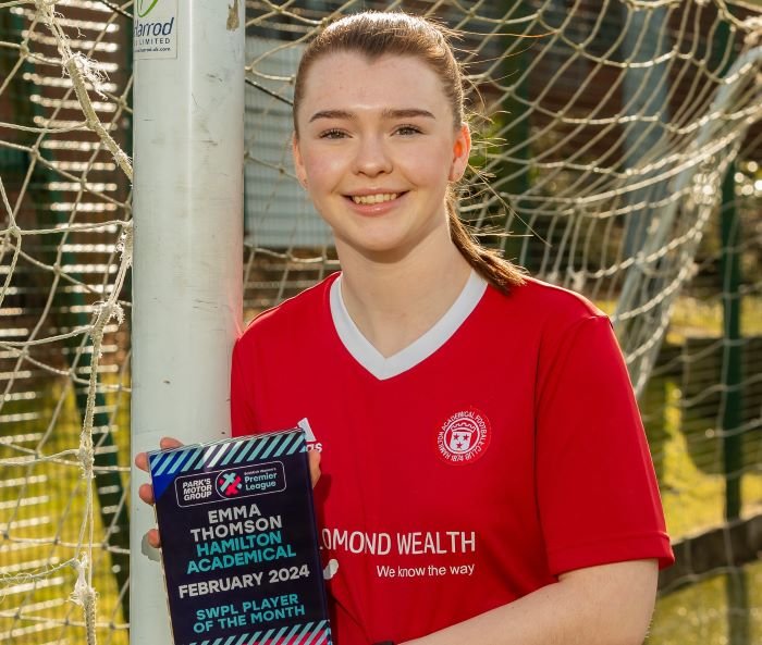 SWPL Player of the Month, Emma Thompson