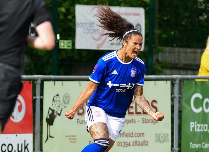 Ipswich Town's two-goal Natasha Thomas