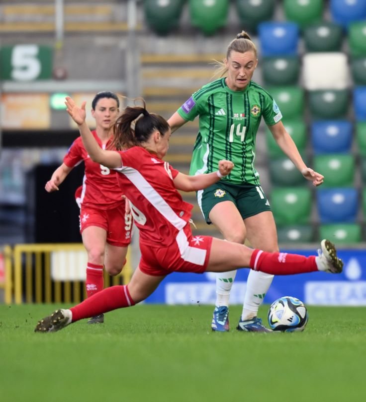 Northern Ireland v Malta, UEFA Women's EURO 2025 qualifier