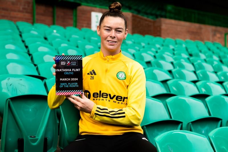 Natasha Flint (Celtic), SWPL Player of the Month