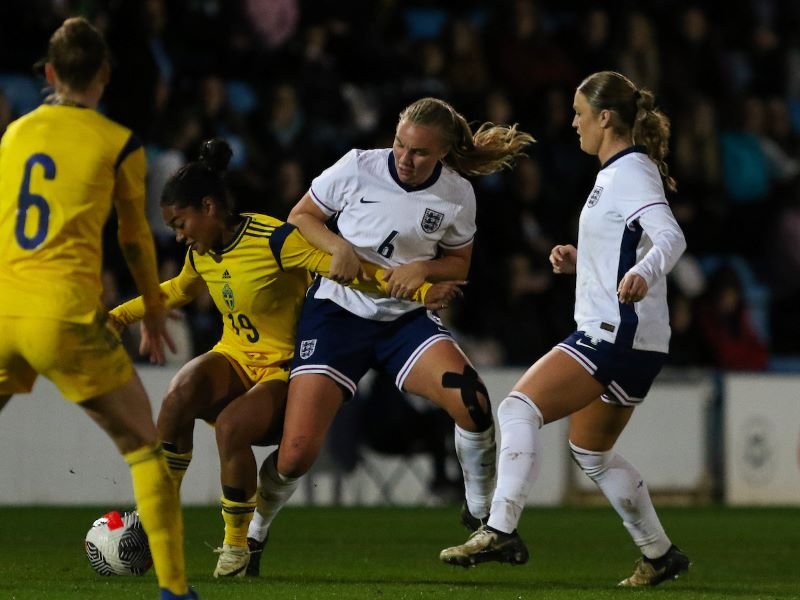 U23 European League, England v Sweden at New Bucks Head, Telford