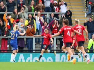 Manchester United v Chelsea - Adobe Women's FA Cup Semi Final LEIGH, ENGLAND - APRIL 14: