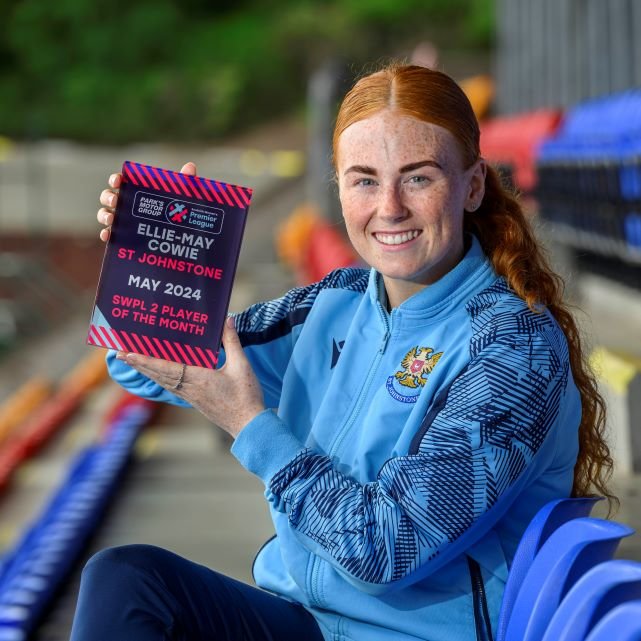 St Johnstone's Ellie-May Cowie, SWPL 2 Player of the Month