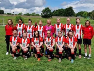 Derbyshire League champions, Borrowash Victoria Ladies
