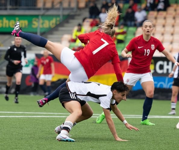 UEFA Womens U19 Championship Qualifying - Germany v Norway - Jessheim Stadium