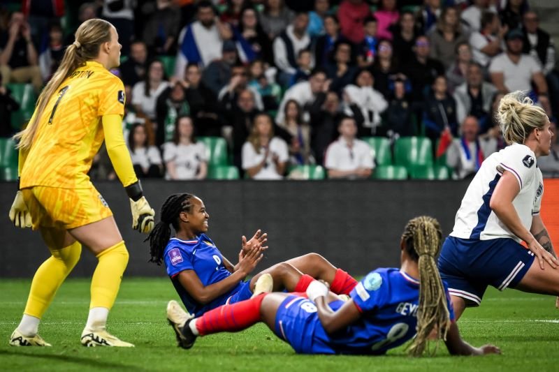 UEFA Women's Euro 2025 League A Group 3 qualifying match between France and England at Geoffroy Guichard stadium in Saint-Etienne, on June 4, 2024.