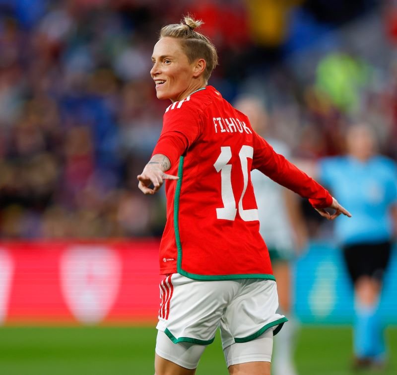 Wales joint record goalscorer. Jess Fishlock