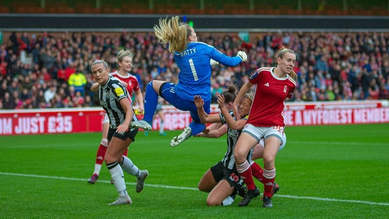 Nottingham Forest v Newcastle United, FA Womens National league at The City Ground