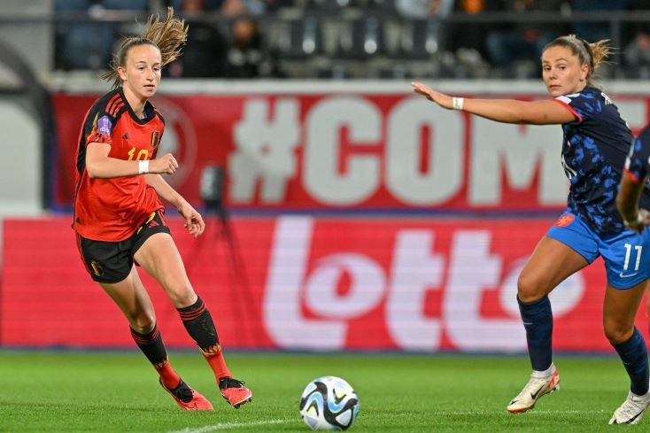 SOCCER WOMEN NATIONS LEAGUE BELGIUM VS NETHERLANDS