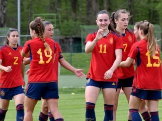 UEFA European Women's Under-19 Championship round 2 group A match - Spain v Slovenia - Stadium SRC Bakovci
