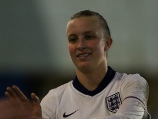 England's Aggie Beevor-Jones scored in the training match draw with the Dutch