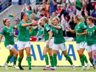 UEFA women's Euro 2025 League A Group 3 qualifying football match between Ireland and France at Pairc Ui Chaoimh in Cork Ireland, on July 16, 2024.