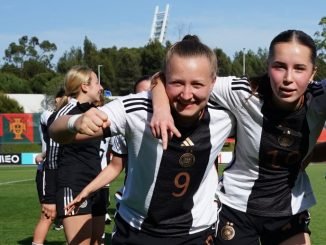 Germany U-19s' scorers in the 2-1 win over Ireland