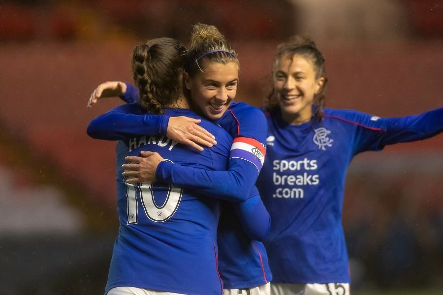 Rangers sty top of  Scottish Women's Premier League on goal-difference