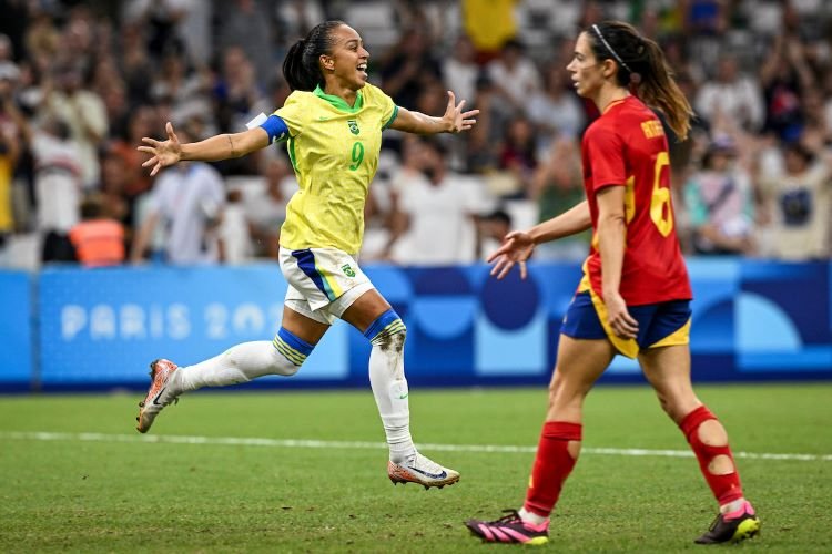 Women's Football - Brazil v Spain - Olympic Games Paris 2024 - Velodrome Marseille