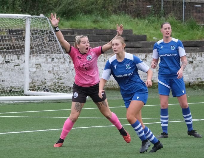 Armadale Thistle v Dunipace Ladies, Barclays SWF League 1 at Volunteer Park in Armadale, Scotland on 22 September 2024