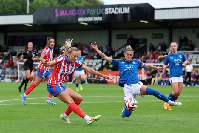 Atletico Madrid v Rangers - UEFA Women's Champions League First Round