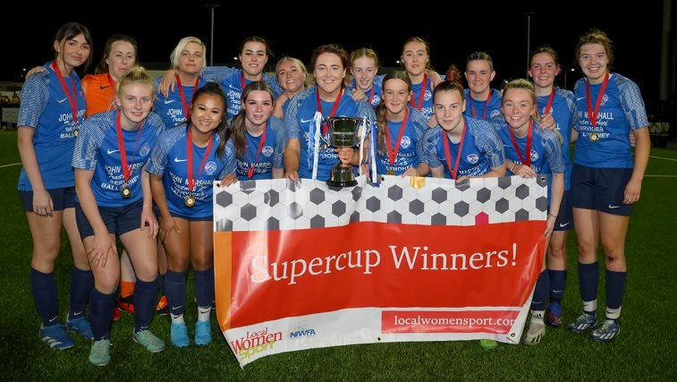 Ballymoney United Ladies won the LWS Super Cup Final