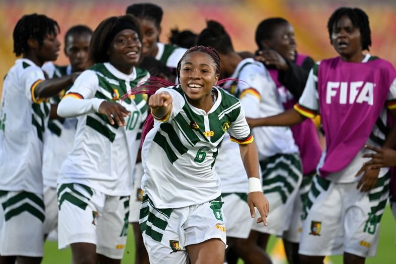 FIFA U-20 Women's World Cup match between Australia and Cameroon at El Campin stadium in Bogota on September 6, 2024.