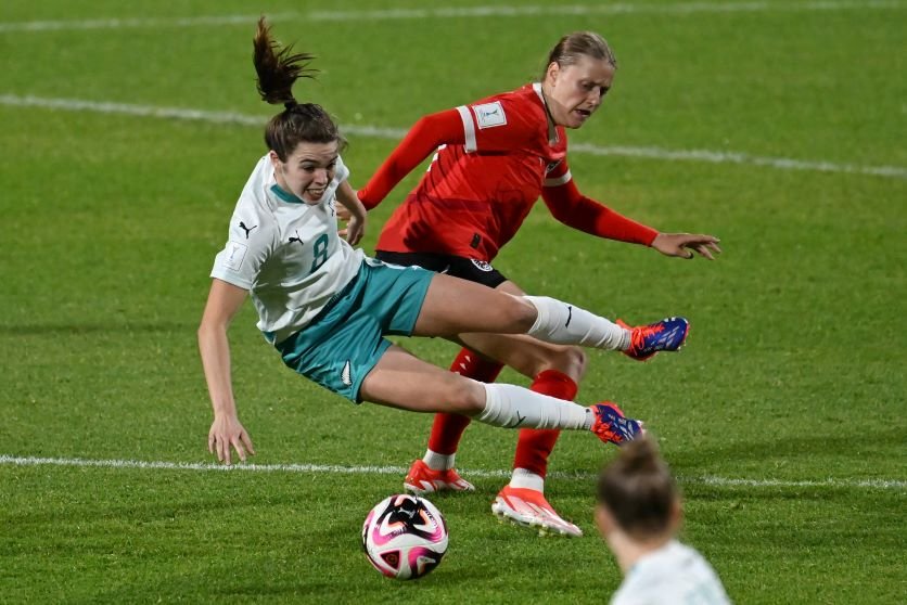 2024 FIFA U-20 Women's World Cup match between Austria and New Zealand at the Metropolitano de Techo stadium in Bogota on September 5, 2024.